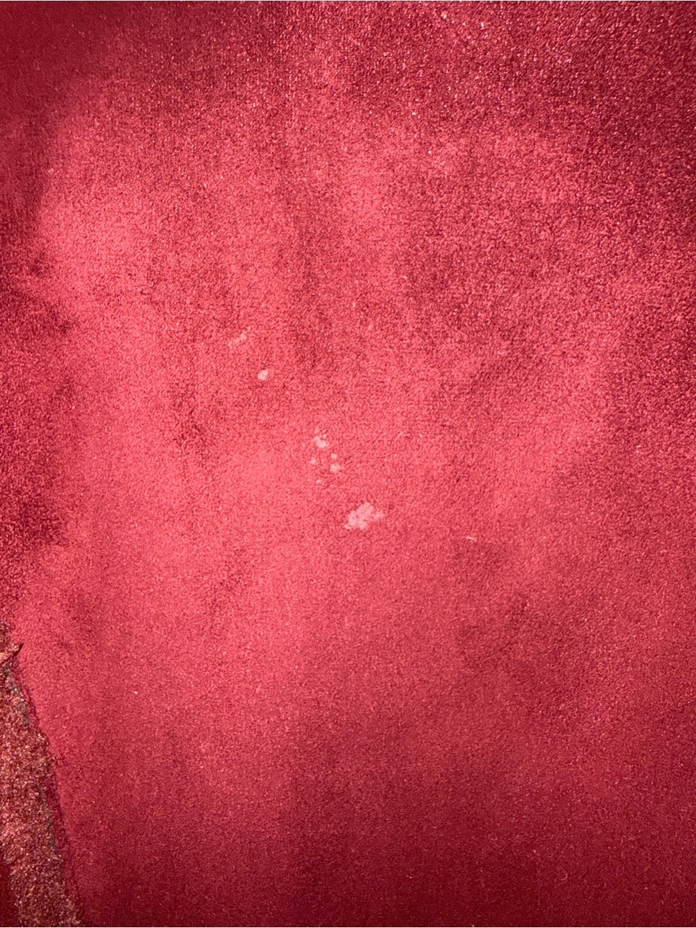 Liz Claiborne Plush Faux Suede Jacket in Wine - Picture 4 of 7